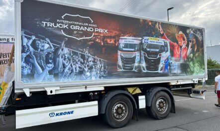 LKW Werbung für SVG/Internationaler ADAC Grand Prix