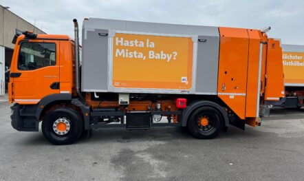 LKW Werbung für MA 48
