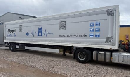 LKW Werbung für Sippel Licht und Ton